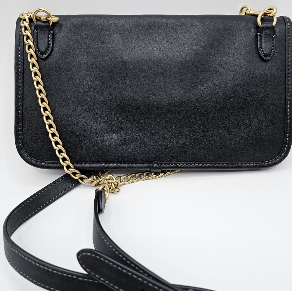 Coach Foldover Cut Out Clutch Crossbody, Style CA359 - Picture 2 of 15